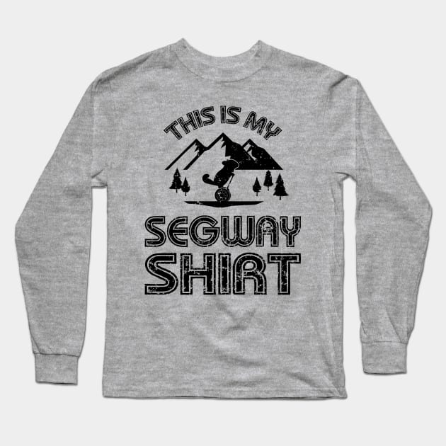 This Is My Segway Chinchilla Shirt Long Sleeve T-Shirt by yaros